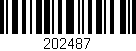 Código de barras (EAN, GTIN, SKU, ISBN): '202487'