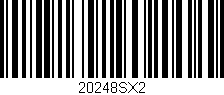 Código de barras (EAN, GTIN, SKU, ISBN): '20248SX2'