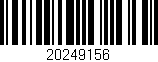 Código de barras (EAN, GTIN, SKU, ISBN): '20249156'