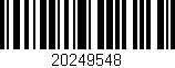 Código de barras (EAN, GTIN, SKU, ISBN): '20249548'
