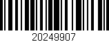 Código de barras (EAN, GTIN, SKU, ISBN): '20249907'
