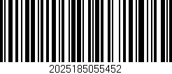 Código de barras (EAN, GTIN, SKU, ISBN): '2025185055452'