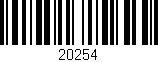 Código de barras (EAN, GTIN, SKU, ISBN): '20254'