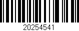 Código de barras (EAN, GTIN, SKU, ISBN): '20254541'
