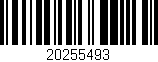 Código de barras (EAN, GTIN, SKU, ISBN): '20255493'