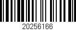 Código de barras (EAN, GTIN, SKU, ISBN): '20256166'