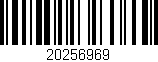 Código de barras (EAN, GTIN, SKU, ISBN): '20256969'