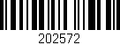 Código de barras (EAN, GTIN, SKU, ISBN): '202572'