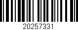 Código de barras (EAN, GTIN, SKU, ISBN): '20257331'