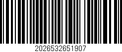 Código de barras (EAN, GTIN, SKU, ISBN): '2026532651907'
