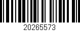 Código de barras (EAN, GTIN, SKU, ISBN): '20265573'