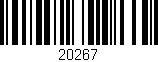 Código de barras (EAN, GTIN, SKU, ISBN): '20267'