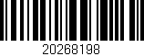 Código de barras (EAN, GTIN, SKU, ISBN): '20268198'