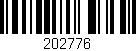 Código de barras (EAN, GTIN, SKU, ISBN): '202776'