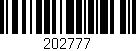 Código de barras (EAN, GTIN, SKU, ISBN): '202777'
