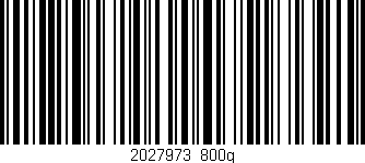 Código de barras (EAN, GTIN, SKU, ISBN): '2027973_800g'