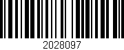 Código de barras (EAN, GTIN, SKU, ISBN): '2028097'