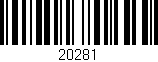 Código de barras (EAN, GTIN, SKU, ISBN): '20281'