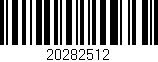 Código de barras (EAN, GTIN, SKU, ISBN): '20282512'