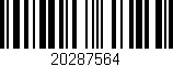 Código de barras (EAN, GTIN, SKU, ISBN): '20287564'