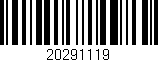 Código de barras (EAN, GTIN, SKU, ISBN): '20291119'
