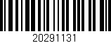 Código de barras (EAN, GTIN, SKU, ISBN): '20291131'
