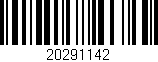 Código de barras (EAN, GTIN, SKU, ISBN): '20291142'