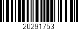 Código de barras (EAN, GTIN, SKU, ISBN): '20291753'