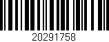 Código de barras (EAN, GTIN, SKU, ISBN): '20291758'