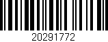 Código de barras (EAN, GTIN, SKU, ISBN): '20291772'