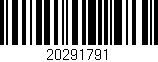 Código de barras (EAN, GTIN, SKU, ISBN): '20291791'
