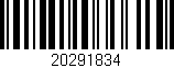 Código de barras (EAN, GTIN, SKU, ISBN): '20291834'