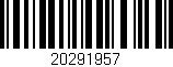 Código de barras (EAN, GTIN, SKU, ISBN): '20291957'