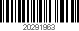 Código de barras (EAN, GTIN, SKU, ISBN): '20291963'