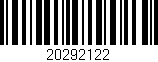 Código de barras (EAN, GTIN, SKU, ISBN): '20292122'