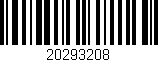 Código de barras (EAN, GTIN, SKU, ISBN): '20293208'
