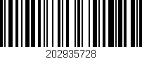 Código de barras (EAN, GTIN, SKU, ISBN): '202935728'