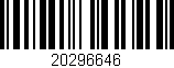 Código de barras (EAN, GTIN, SKU, ISBN): '20296646'