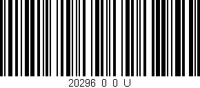 Código de barras (EAN, GTIN, SKU, ISBN): '20296_0_0_U'