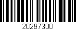 Código de barras (EAN, GTIN, SKU, ISBN): '20297300'