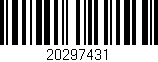 Código de barras (EAN, GTIN, SKU, ISBN): '20297431'