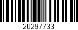 Código de barras (EAN, GTIN, SKU, ISBN): '20297733'