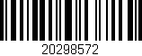 Código de barras (EAN, GTIN, SKU, ISBN): '20298572'
