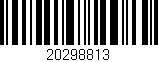 Código de barras (EAN, GTIN, SKU, ISBN): '20298813'