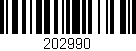 Código de barras (EAN, GTIN, SKU, ISBN): '202990'