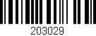 Código de barras (EAN, GTIN, SKU, ISBN): '203029'