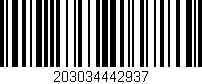 Código de barras (EAN, GTIN, SKU, ISBN): '203034442937'