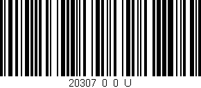 Código de barras (EAN, GTIN, SKU, ISBN): '20307_0_0_U'