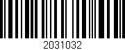 Código de barras (EAN, GTIN, SKU, ISBN): '2031032'