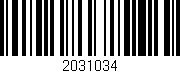Código de barras (EAN, GTIN, SKU, ISBN): '2031034'